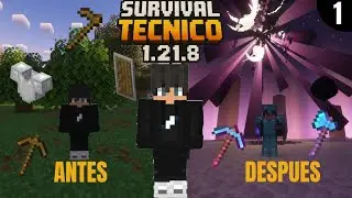 Comenzamos nuevo mundo en la 1.21.8 | Minecraft t&eacute;cnico 1.21.8 EP1