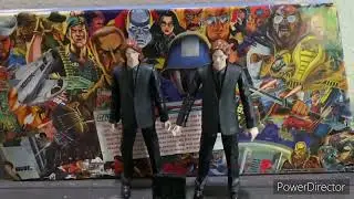 Gi joe classified tomax and xamot  6 inch customs black suits