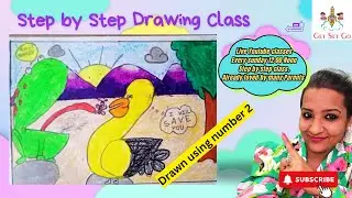 Drawing class for kids  #wordtoons  #drawing #stepbystep #free #doodles