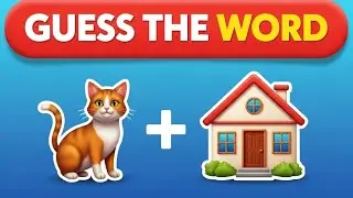 Guess the 80 Words by Emojis 🤔 Emoji Quiz Challenge