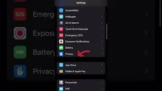 How to turn on motion sensor on iPhone #shorts