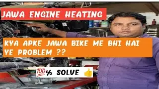 JAWA BIKE ENGINE OVERHEATING PROBLEM SOLVE 💯% @DilshanAutoGarage007