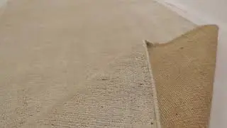 Rug & Kilim&rsquo;s Modern Textural Extra-Long Runner Rug in Cream Tones -35801