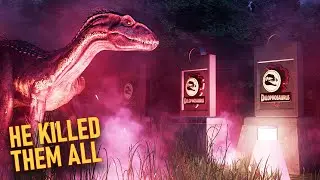 Dinosaur GRAVEYARD in Jurassic World Evolution | Halloween speedbuild