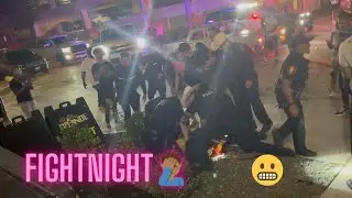 Fort Worth Texas Water Gardens and 7th Street FightNight😬😂