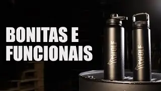 Garrafas Térmicas Wolf Attack - Bonitas e Funcionais