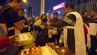 Ayuda social a las afueras del INEN | Unisocial Peru