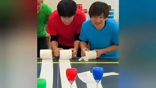 $10,000 Toilet Paper Race: Who Gets the Drink First?