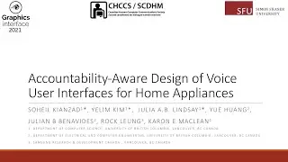 GI21:Accountability-Aware Design of Voice User Interfaces for Home Appliances