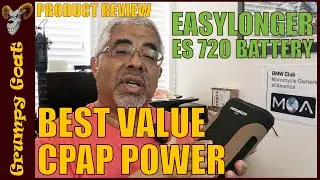 Four nights good sleep Camping or Travel Easylonger ES720 Battery Kit | Best Value CPAP Battery