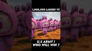 1,000,000 Labubu VS U.S Army ! 😱 #gaming #uebs2 #labubu #uebs #epicwarz