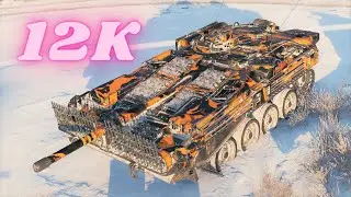 Strv 103B   12K Damage 8 Frags  World of Tanks #WOT Tank Game