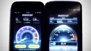 IPhone 5 VS Nexus 4 | 3G HSPA+ Speed Test (Over 20 Mbps)