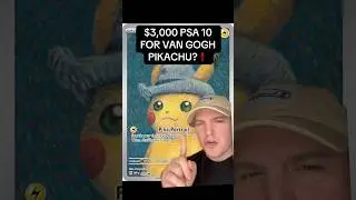 VAN GOGH PIKACHU JUST SOLD FOR $3000?😱