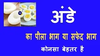 Which Is Healthier Egg Yolk or Egg White | doctor ki salah