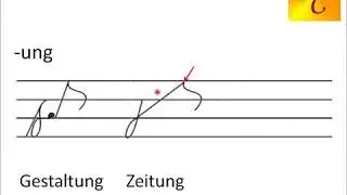 Stenografie lernen - K&uuml;rzel 10 -ung, l-ung, r-ung - Dominique Clarier