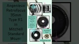 Angenieux 35mm Type R1 Retrofocus Lens  #cinemagear #35mm #lenses #angenieux
