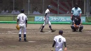 【2017夏☆中前ヒット】2017/07/19高松商高3年生・真鍋 翔(琴平中)