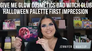 Give Me Glow Cosmetics Bad Witch Club Halloween Palette First Impression