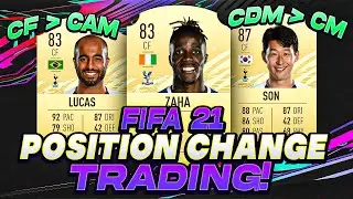 HOW TO MAKE COINS USING POSITION CHANGE TRADING IN FIFA 21!