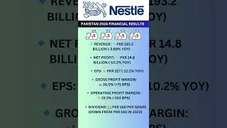 Nestle Pakistan #psx #financialresults #investing #trading #investmentstrategy #stockmarket #kse100