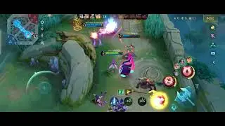 Angela vs Hylos, jgn kasi ampun, Angela timing tepat, tidak buang2 Ulti!!