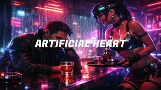 Artificial Heart 💔 Cyberpunk Synthwave EDM | Neon City Nights & Bar Dreams