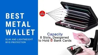 Best RFID Blocking Metal Wallet | Card Holder |  #subscribe #metalwallet