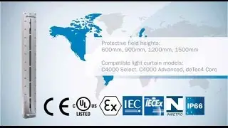Safety light curtains with explosion-proof enclosure by SICK