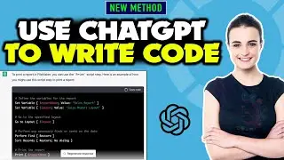 How to use chatgpt to write code