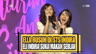 Ngakak!! Ella JKT48 rusuh di STS Indira, Eli JKT48 & Indira JKT48 suka makan seblak