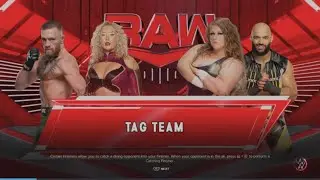 WWE 2K23 Nikkita Lyons, Conor McGregor VS Doudrop, Ricochet Mixed Tag Match
