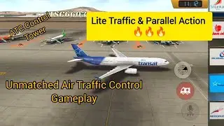 Lite Traffic With heavy Rain And Parallel Action | ATC Control Gameplay | UATC Gameplay 