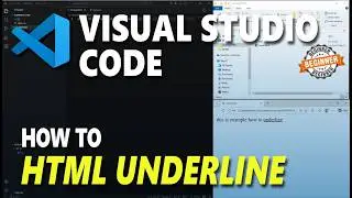 Visual Studio Code HTML How To Underline