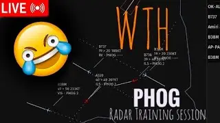 Totally messed up IFATC session💀| Radar training session @PHOG
