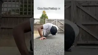One Arm Pushup Tutorial ✅ #pushups #tutorials #consistency #power #discipline