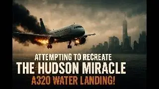 Attempting to recreate Hudson River Miracle| A320 Water Landing #alphagamers #rfs #rfspro
