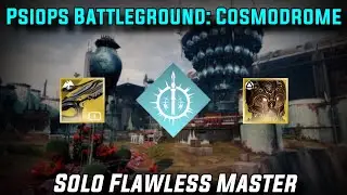 Solo Flawless Master PsiOps BG Cosmodrome Arc Hunter w/ Gifted Conviction [Destiny 2]