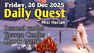 Sky Daily Quest today - Valley of Triumph 26 Dec 2025 | Sky Children of the Light | Sandwichies Ch