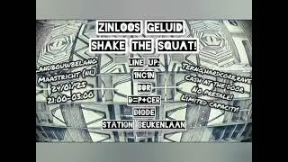 Station Beukenlaan @ Zinloos geluid shake the squat 24/01/2025 (rave hardcore jungle)
