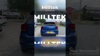 2020 VW Polo AW 2.0 GTI Milltek Non-Resonated OPF-Back Exhaust | Cats + OPF Intact