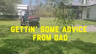 Gettin' some advice from Dad