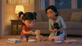 Eva&rsquo; Kittens 🐱 | A Heartwarming 3D Animated Short Film (Pixar-Style)