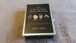 The Crystal Wisdom Healing Cards by Judy Hall #divination #crystalcards #oraclecards