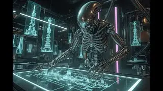 Alien-Humanoids Architects VI | EBM techno-cyberpunk soundtrack by Alan Roo