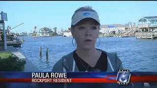 TAMUCC team hard at work cleaning Copano Bay canals