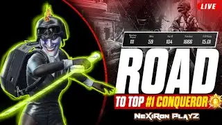 CROWN TO ACE PROMOTIONAL MATCH || RANK PUSH TO TOP 100 || BGMI LIVE