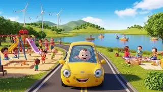 Zoom Zoom Travel Fun 🚗✈️ | Travel Song for Kids | Sing Along Adventure