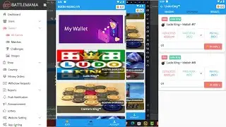 Make Battlemania Tournament App & Andmin Panel | Ludo, Free Fire, Pubg, Carrom, Snakes | Tech MadBD