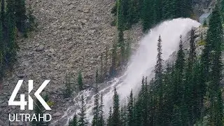 Soothing Sound of Mountain Waterfall - 8 HOURS White Noise for Sleeping - Nature Soundscapes